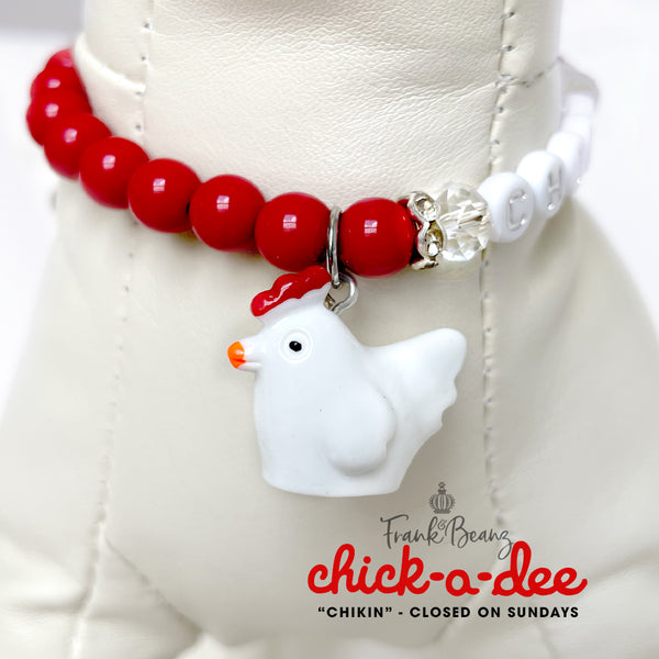 Chick-Fil-A Pet Necklace Dog Collar Cat Necklace Luxury Pet Jewelry