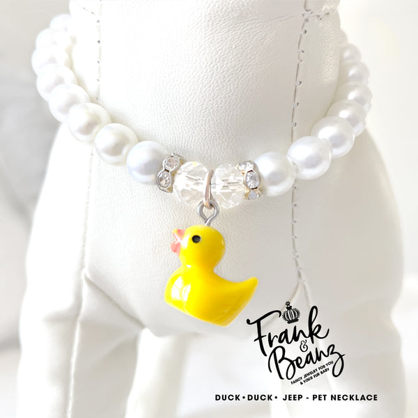Duck Duck Jeep Dog Necklace Dog Collar Cat Necklace Luxury Pet Jewelry