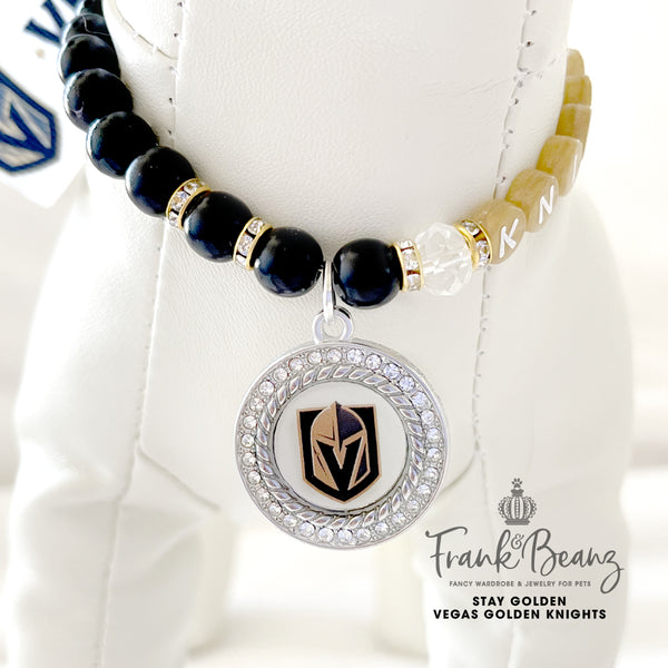 Stay Golden - The Champs Vegas Golden Knights Pet Necklace Gold