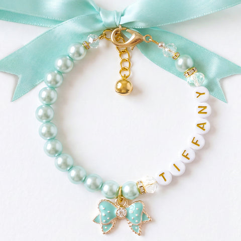 Hollywood Glam Pearl Pet Necklace - Bel Air