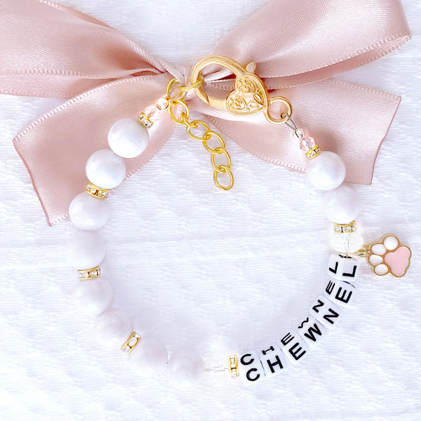 Chewnel Personalized Dog Necklace Collar Cat Necklace Collar Pet Jewelry