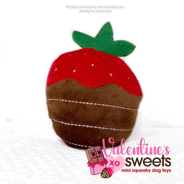 Valentines Day Plush Dog Toy Set for Small Dogs Squeaky