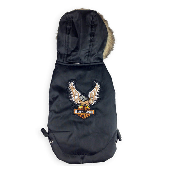 Barkley Davidson Motorcycle Dog Coat Jacket Dog Parka