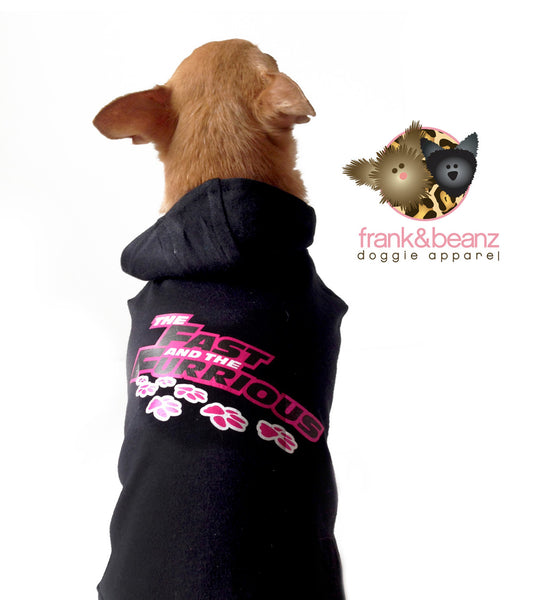 Fast & the Furrious™ Classic Black Small Dog Hoodie