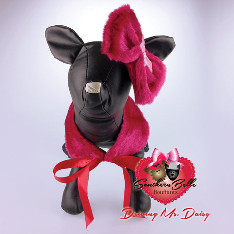 Southern Belle Dog Shawl & Bow - Driving Ms. Daisy