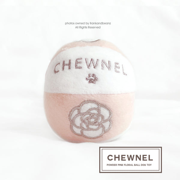 Chewnel Blush Plush Pink Dog Bone Dog Toy