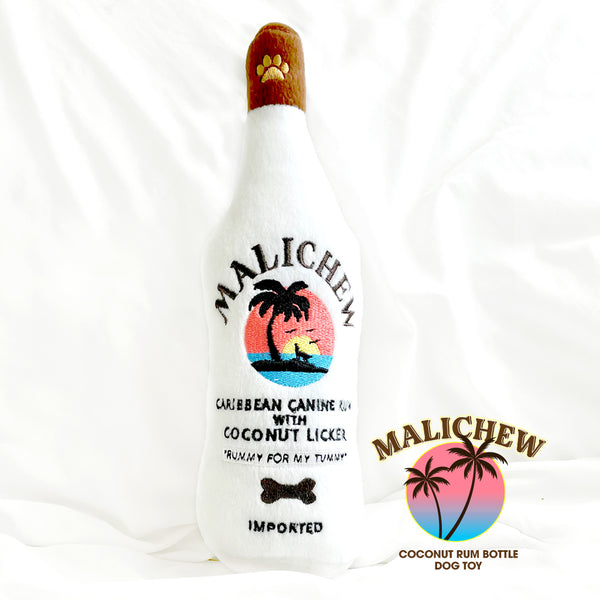 MALICHEW Rum Bottle Dog Toy