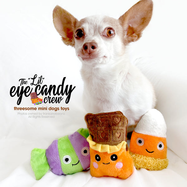Eye Candy Trio Mini Dog Toys