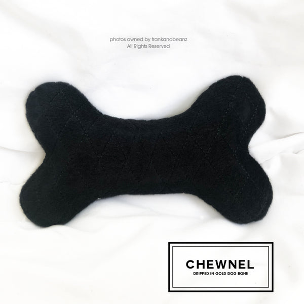 Dripped in Gold Chewnel Designer Bone Dog Toy