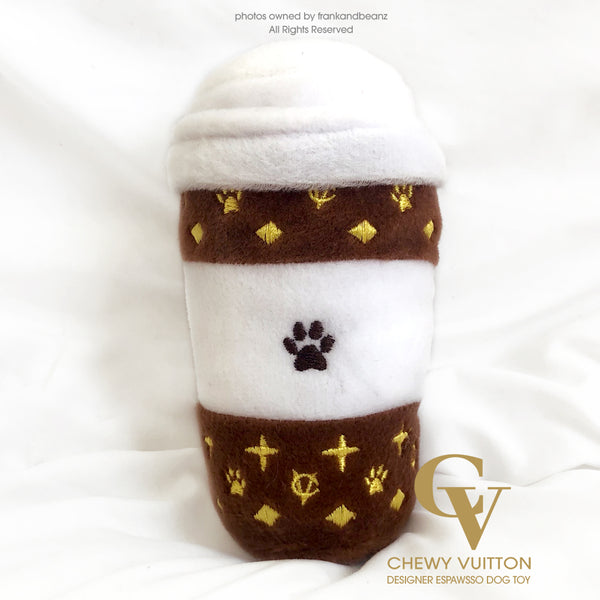 Chewy Vuitton Espawsso Cup Dog Toy