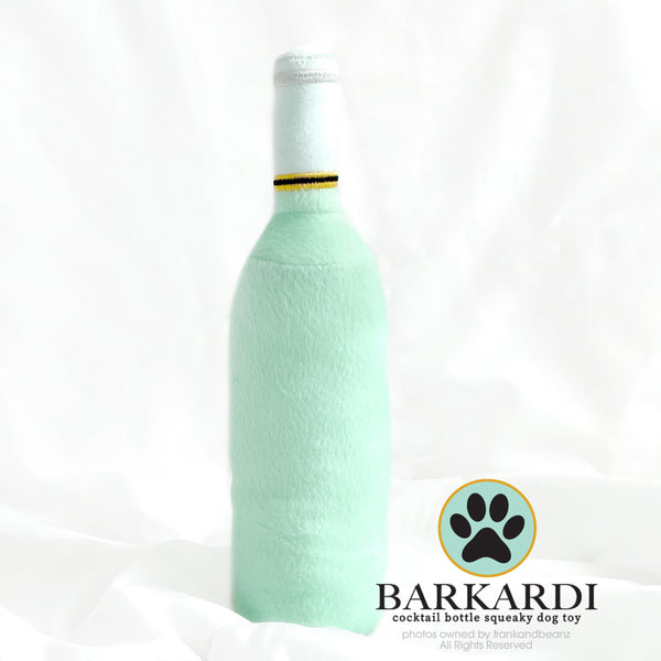 Barkardi Cocktail Bottle Dog Toy