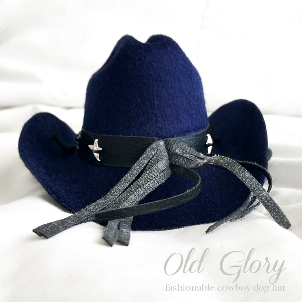 Old Glory, Blue Cowboy Dog Hat