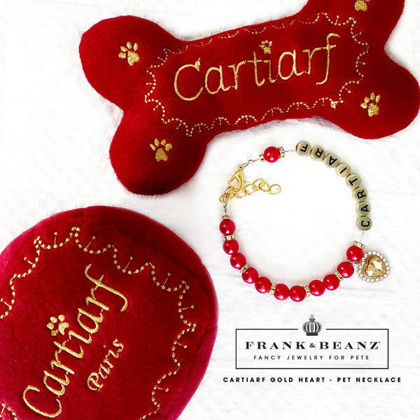 Cartiarf Ruby Red Clutch Purse Dog Toy