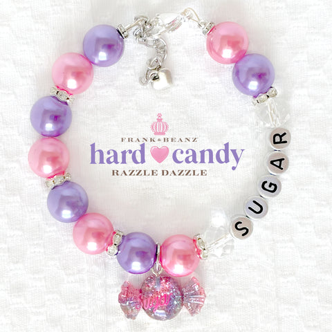 Razzle Dazzle Hard Candy Dog Necklace Luxury Pet Jewelry