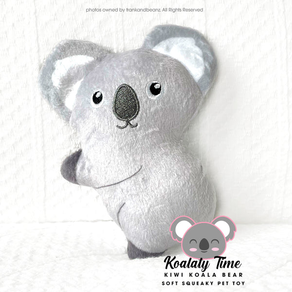 Kiwi the Koala Bear Mini Squeaky Dog Toys Small Plush Pet Toys