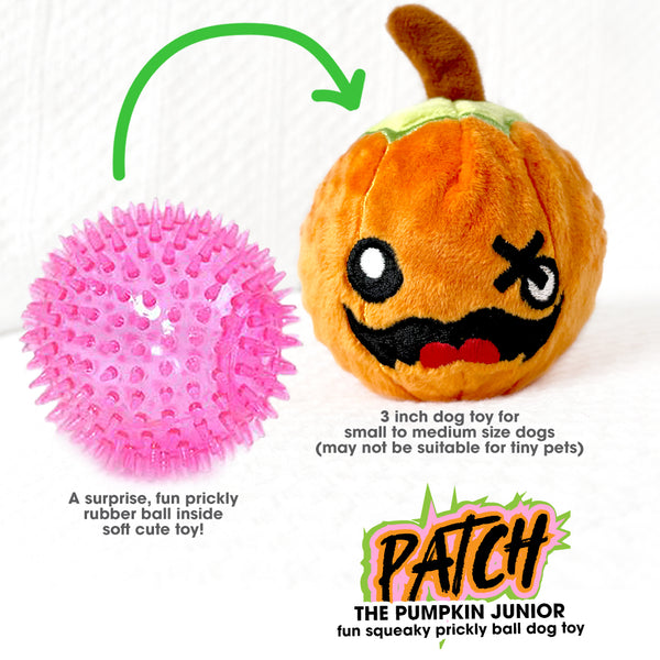 Patch the Junior Pumpkin Rough Play Dog Toy