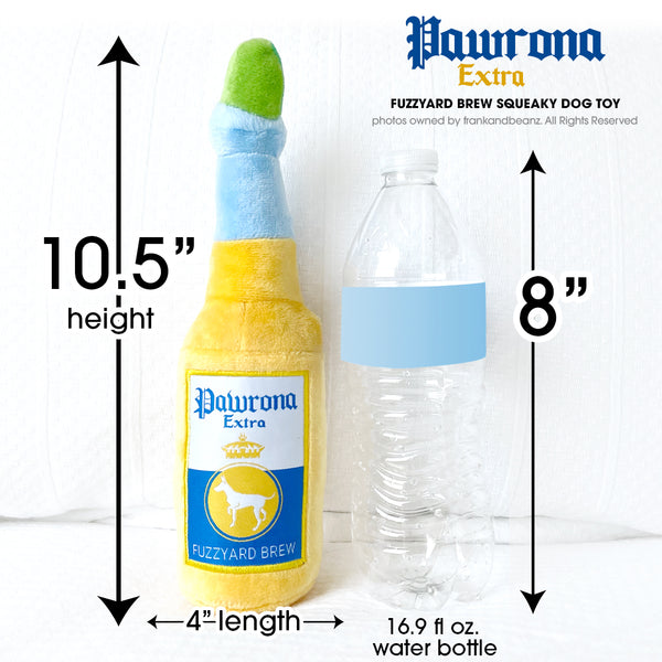 Pawrona Cerveza Bottle Squeaky Dog Toy