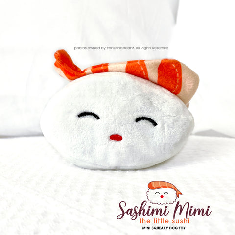 Sashimi Mimi Sushi Little Plush Dog Toy