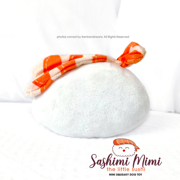 Sashimi Mimi Sushi Little Plush Dog Toy
