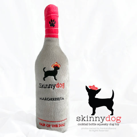 Skinny Dog  Margrrrrita Cocktail Bottle Dog Toy