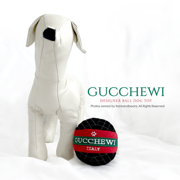 Tour of Italy Gucchewi Play Ball Designer Dog Toy