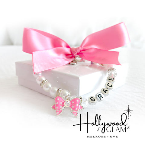 Melrose Ave. Hollywood Glam Pearl Dog Necklace Pet Jewelry
