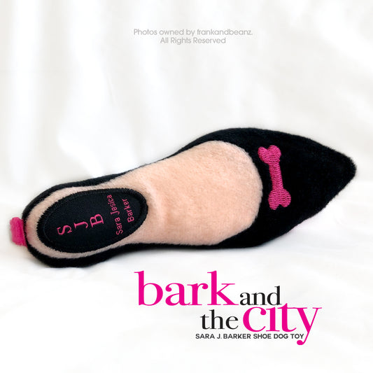 Bark and the City Petite Mini Heel Shoe Dog Toy