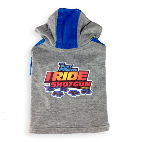 Fast & the Furrious™ - I Ride Shotgun Dog Hoodie Shirt